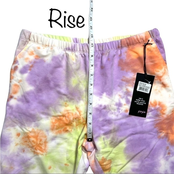 Wildfox Tie Dye Sherbet Baggy Beach Jogger Rory Pull On Sweatpants Size Mediun - Picture 11 of 16